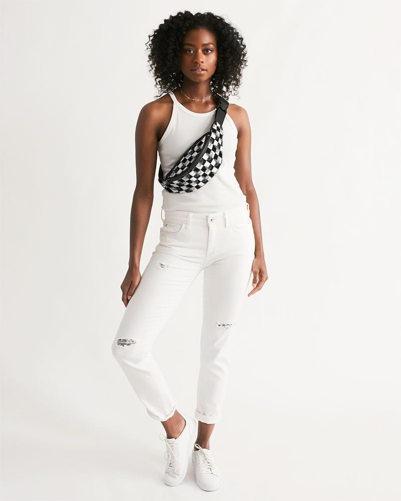 Print On Demand - Crossbody Sling Bag - "EOD Checkered Flag"