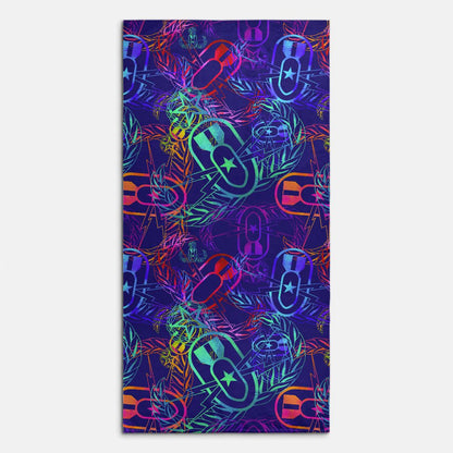 Print On Demand  - Beach Towel - "It's 5 o'clock Somewhere"